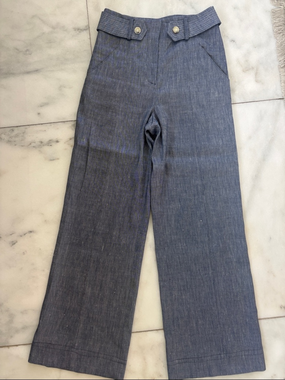 Veronica Beard Wide-Leg Casual Pants
